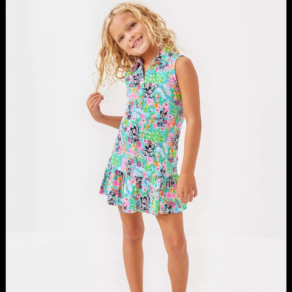 Lilly Pulitzer x Disney Girls Mini Riegan Dress